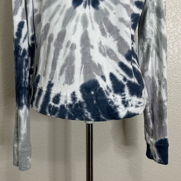 C&C California Boho Tie Dye Twist Front Hoodie Sweatshirt, Sz Small - Picture 9 of 13